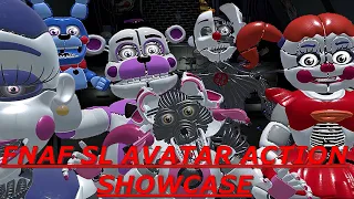 FNAF SISTER LOCATION AVATAR ACTION SHOWCASE, Doctor coomer FNAF sister location avatars.