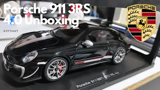 Autoart Porsche 911 GT3RS 4 0 Unboxing (997.2)