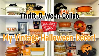 Thrift-O-Ween Collab! My Thrifted & Vintage Halloween Collection Decorate with Me Open Collaboration