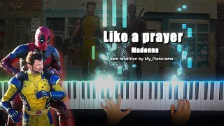 Madonna - Like a prayer (official Deadpool & Wolverine Trailer song) | Tutorial | My_Pianorama