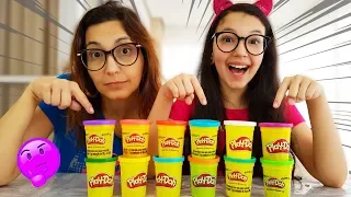 NÃO ESCOLHA A PLAY DOH ERRADA! - SLIME CHALLENGE | Luluca