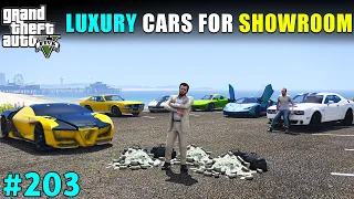 IMPORTING LUXURY CARS FOR NEW SHOWROOM | GTA V GAMEPLAY #203