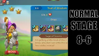 Lords mobile Normal 8-6 F2P|Normal Stage 8-6