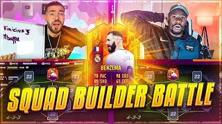 FIFA 22: BENZEMA BEAST INFORM Squad Builder Battle 🔥🔥 Wakez vs Uncle Frederic !!