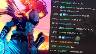 Dead Cells, but Twitch Chat is hunting me