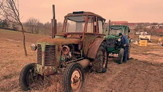 Zetor 50 Super  17 years after the engine seized, it will be repaired