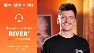 RIVER' 🇫🇷 I GRAND BEATBOX BATTLE 2021: WORLD LEAGUE I Pre-Battle Interview