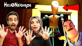 GİZEMLİ DEV MANKEN ABLA VE GİZLİ KAPI! | HELLO NEIGHBOR #6