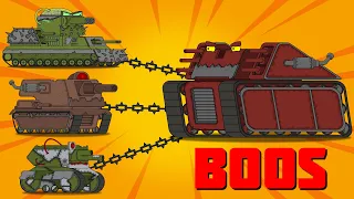 Мега танки против Босса - Мультики про танки