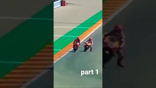 Duel Bagnaia VS Marquez Last Lap MotoGP Aragon 2021 part 1