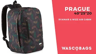 Рюкзак для ручной клади 40х20х25 | Wascobags Prague (Ryanair, Wizz Air Cabin)