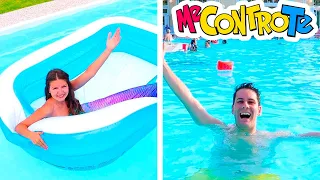 SOFÌ E LUÌ 3 STORIE DIVERTENTI DEI ME CONTRO TE IN PISCINA!!