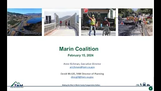 Project Updates from the Transportation Authority of Marin (TAM)