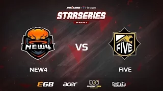 New4 vs Five, map 2 mirage, SL i-League StarSeries S2 China Qualifier