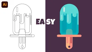 Popsicle Vector Illustration – Adobe Illustrator Tutorial