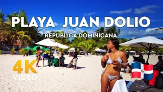 Juan Dolio Beach, Santo Domingo | Dominican Republic (4k Walking Tour)