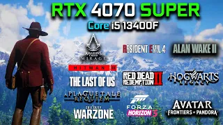 RTX 4070 SUPER + i5 13400F | Test In 13 Games at 1440p | 2024