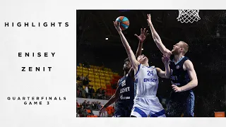 Enisey vs Zenit Highlights Quarterfinals Game 3 | Season 2021-22