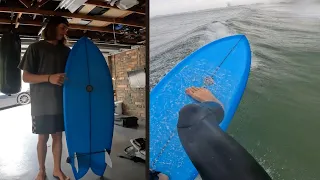 Retro TWIN FIN surfboard REVIEW! Intermediate to Advanced is this the right board for you? Ep- 2