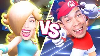 MARIO TENNIS ACES! - Husband vs Wife!