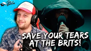 The Weeknd - Save Your Tears BRITS PERFORMANCE - REACTION!