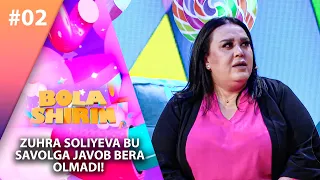 Bola shirin 2-son ZUHRA SOLIYEVA BU SAVOLGA JAVOB BERA OLMADI!  (04.04.2021)