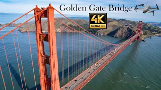 Golden Gate Bridge, San Francisco | 4K Aerial Drone Video