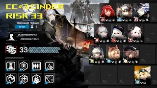 [Arknights] CC#3 Cinder Risk 33 No Ifrit and Nightingale