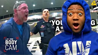 Drunk Man Loses His Mind When Cops Cut Him Off At Airport Bar |Reaction