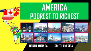 Poorest to Richest Country in America | North & South America