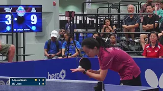 2018 US National Table Tennis Championships - Womens Singles Final - Liu Juan vs Angela Guan