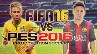 Pes 2016 vs FIFA 16  (Игровой поединок)