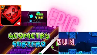 epic geometry dash subzero run