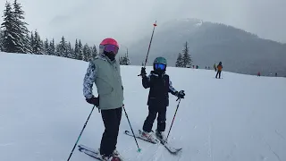 Skiing at Snoqualmie Pass - March 2024