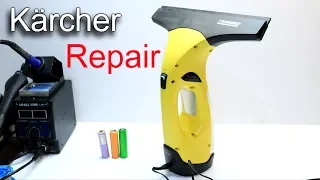 Kärcher Window Vac Repair / How to Open / Karcher Battery Replacement