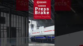 Dener Tandem Press Brake #shorts #pressbrake