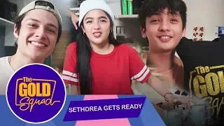 SETHDREA’S TIME TO PACK! WITH QUICK ENGLISH LESSONS WITH RHYS MIGUEL | The Gold Squad