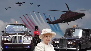 The Queen's Platinum Jubilee 👑 Aircraft, limousines and Royalty