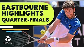 Norrie Faces Cressy; De Minaur, Fritz & Bublik In Action | Eastbourne 2022 Quarter-Final Highlights