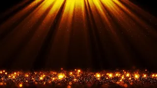 Video background, Golden particles, No copyright