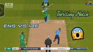 Stunning Ireland Win Thrilling Match In Final Over | England vs Ireland | Real Cricket 22