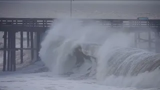 Huge Waves Damage Ventura Pier - Jan 5, 2023