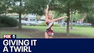 World champion baton twirler at UGA | FOX 5 News