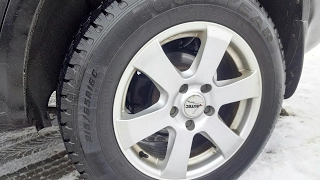 Тест всесезонной резины Goodyear Cargo Vector 205/75 R16 на хендай туссан при -10С HD