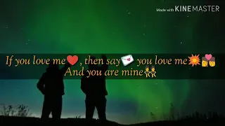 If You Love Me || Love WhatsApp Status || English Industry Robin Schulz Speechless