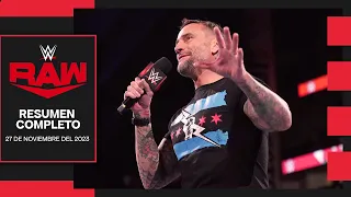 WWE RAW 27 Noviembre 2023 - Resumen Completo en Español