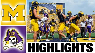 #2 Michigan vs East Carolina Highlights P2 | NCAA College Football Week 1 | 2023 College Football