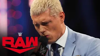 Cody Rhodes vows to bring his family the title at WrestleMania: Raw, March 11, 2024