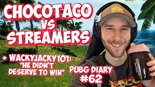 ChocoTaco vs Streamers | Streamer Vs Streamer | PUBG DIARY #62