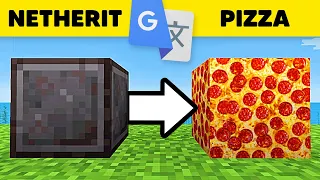 Wir google übersetzen MINECRAFT TEXTUREN 1000x!